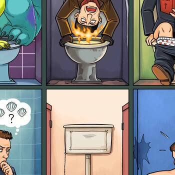 10 toilet scenes